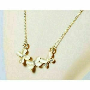 Luxury Gold-Plated Opal Rhinestone Pendant